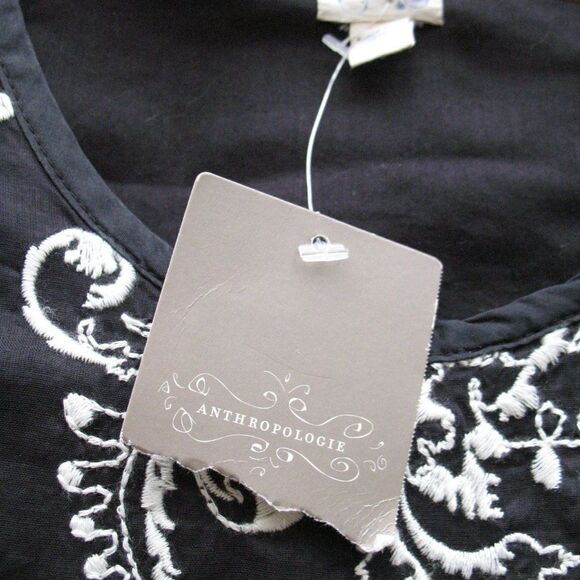 NWT Anthropologie Edme & Esyllte Embroidered Puff Sleeve Blouse Top - Picture 7 of 9